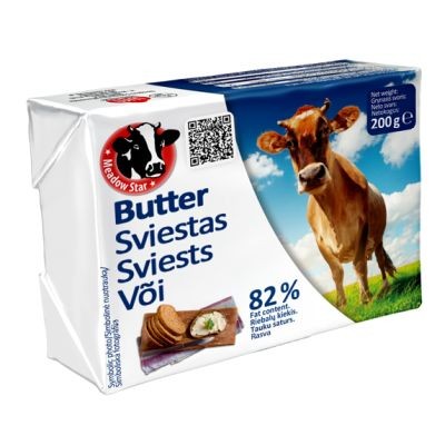 Sviestas 82%, MU, 200 g